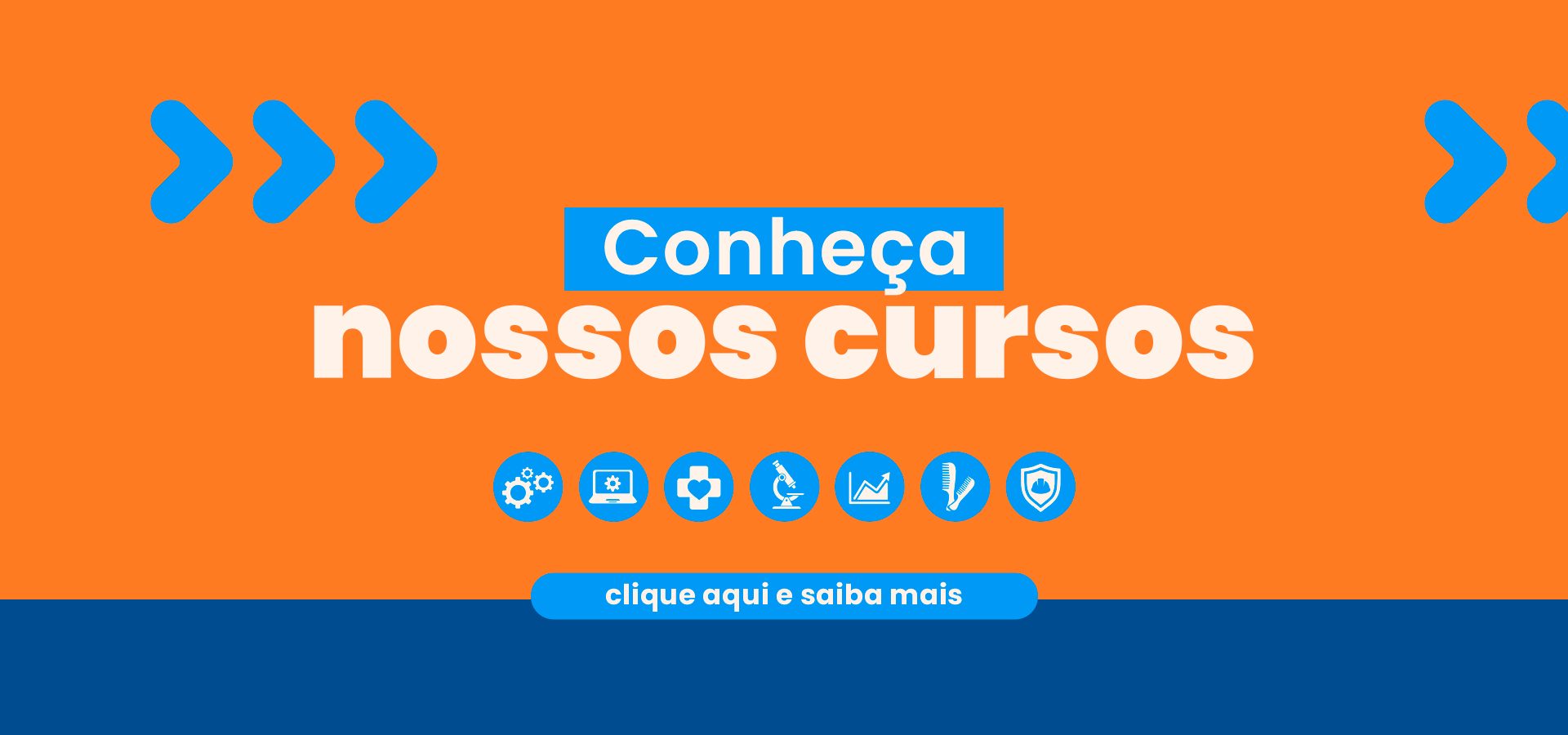 Conheça nossos cursos - slide